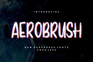 Aerobrush Font Review: A Bold Display Choice