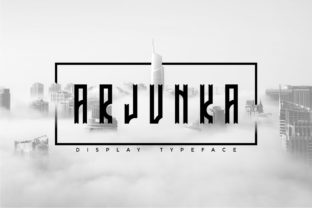 Arjunka Typeface: An Edgy Display Font for Modern Editors