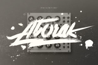 Atorak: A Bold Display Font for Handmade Brands