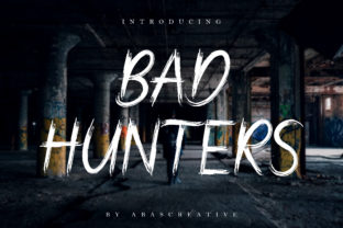 Bad Hunters: A Bold Display Font for Editorial Impact