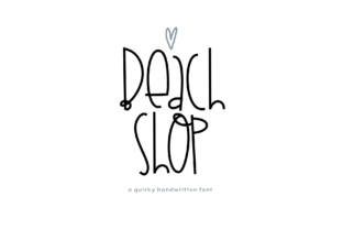 Beach Shop Font: A Quirky Typeface for Small Business Branding