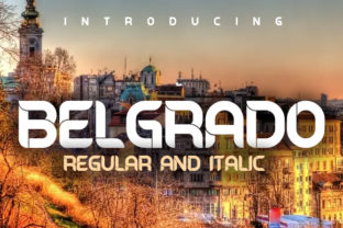 Belgrado: A Timeless Display Font for Handmade Brands