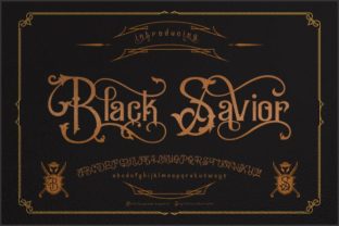 Black Savior: A Bold Display Font for Editorial Impact