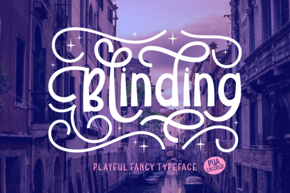 Blinding Font Review: A Playful Display Typeface for Bold Brands