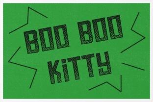 Boo Boo Kitty Font: A Retro Display Choice for Brands