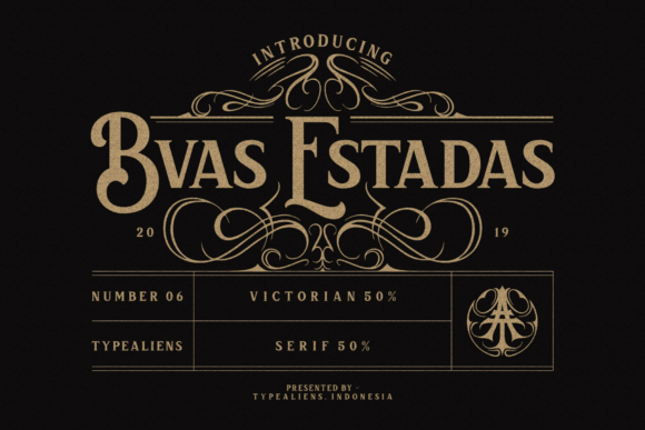 Bvas Estadas: A Vintage Display Font for Editorial Design
