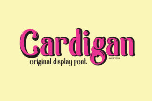 Cardigan: A Sophisticated Display Font for Web Design