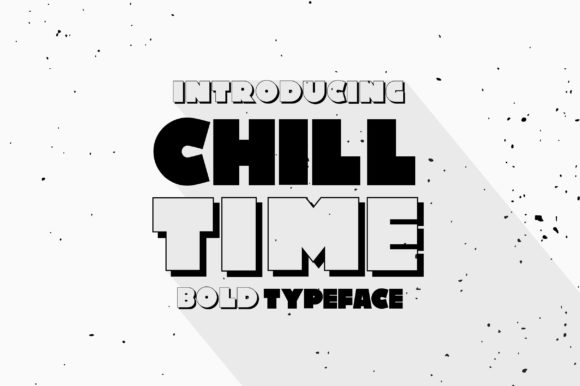 Chill Time: A Cute Display Font for Web Headers