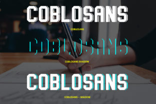 Coblosans: The Display Font for Charming Crafts