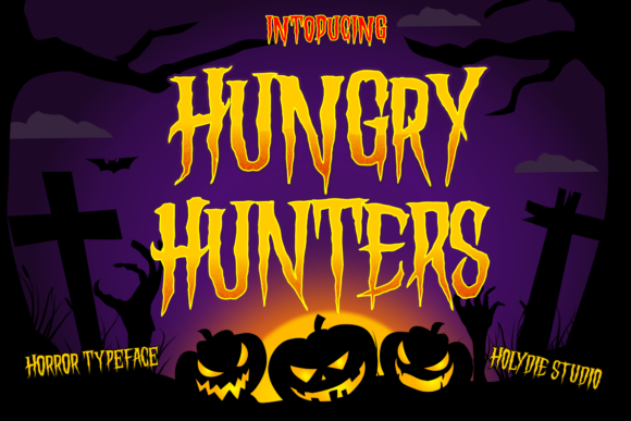 Creating Spooky Products with the Hungry Hunters Typeface