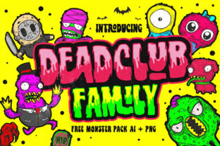 Deadclub Family: The Ultimate Horror Display Font for Makers