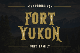 Fort Yukon: A Bold Vintage Display Font for Retro Campaigns