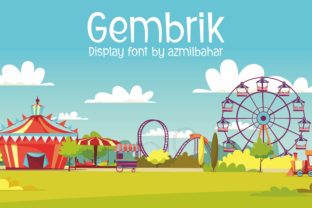 Gembrik: The Joyful Display Font for Comic Campaigns