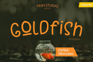 Goldfish: The Fun Display Font for Joyful Campaigns