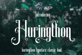 Huringthon: A Classic Display Font for Makers