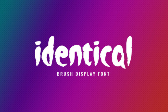 Identical: A Bold Display Font for Modern Branding
