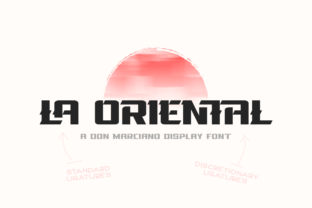 La Oriental Font: Bold Display Type for Makers