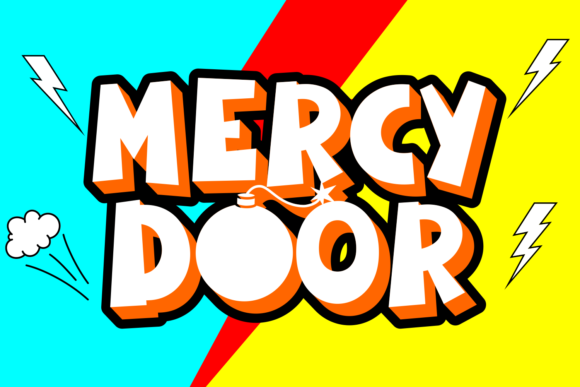Mercy Door: A Striking Display Font for Bold Designs