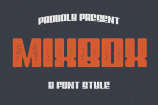 MixBox Family: A Bold Display Font for Editorial Impact