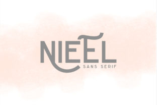 Nieel: A Modern Display Font for Handmade Brands