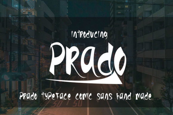 Prado: The Comic-Inspired Display Font for Bold Campaigns