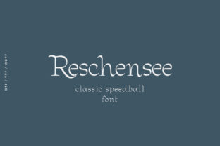 Reschensee: The Bold Display Font for Handmade Brands
