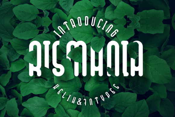 Rismania: A Fresh Display Font for Handmade Brands