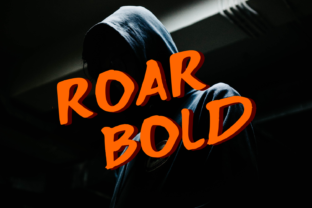 Roar Bold Typeface for Strong Small Business Branding