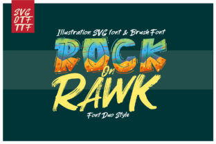 Rock on Rawk: A Bold Display Font for Editorial Impact