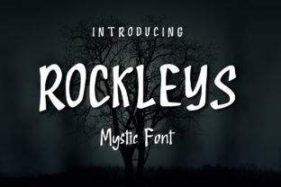 Rockleys: A Raw Edge Display Font for Modern Editorial Design