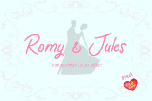 Romy Jules: A Romantic Display Font for Makers
