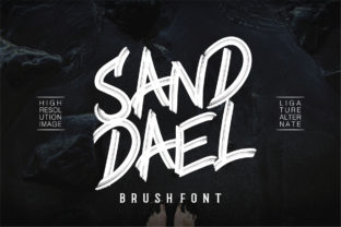 Sand Dael: A Bold Modern Calligraphy Font for Crafters