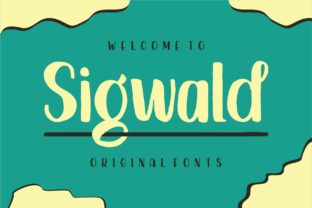 Sigwald: A Bold Display Font for Stunning Handmade Brands