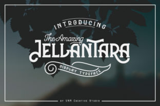 The Amazing Jellantara: A Retro Display Font for Bold Campaigns
