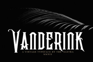 Vanderink: A Stylish Display Font for Modern Branding