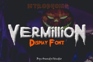 Vermillion: A Spooky Display Font for Bold Editorial Design