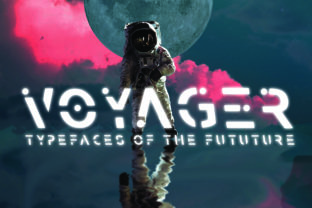 Voyager Font: Bold Display Type for Sci-Fi Crafts