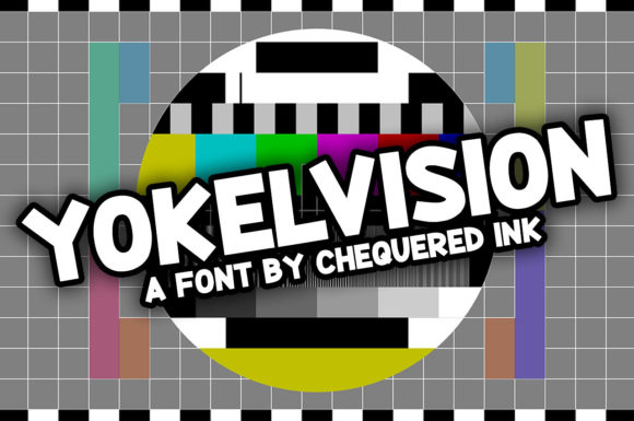 Yokelvision: A Bold Display Font for Comic Titles