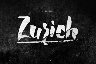 Zurich: A Bold Display Font for Handmade Brands